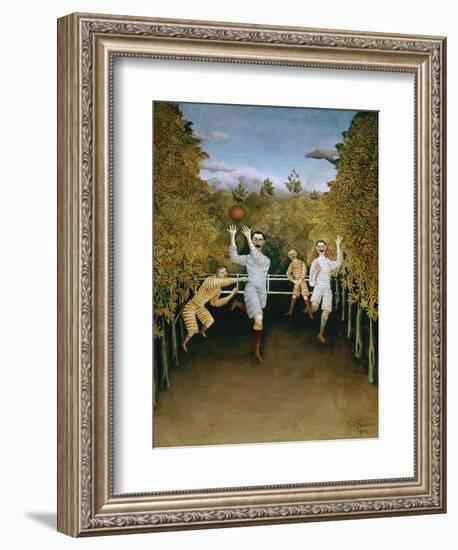 Football Players-Henri Rousseau-Framed Giclee Print