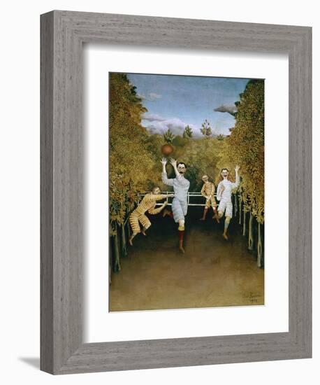 Football Players-Henri Rousseau-Framed Giclee Print