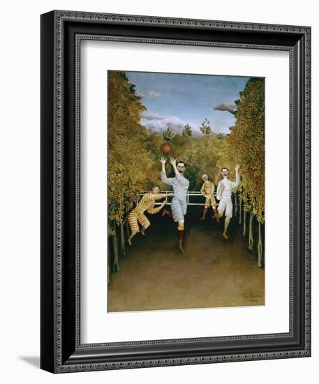 Football Players-Henri Rousseau-Framed Giclee Print