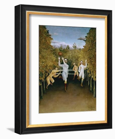 Football Players-Henri Rousseau-Framed Giclee Print