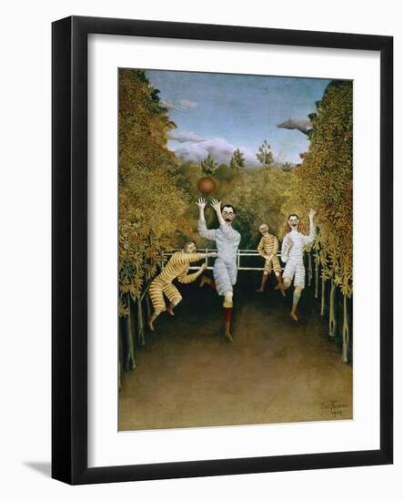 Football Players-Henri Rousseau-Framed Giclee Print