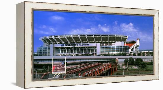 Football Stadium in a City, Firstenergy Stadium, Cleveland, Ohio, USA-null-Framed Premier Image Canvas