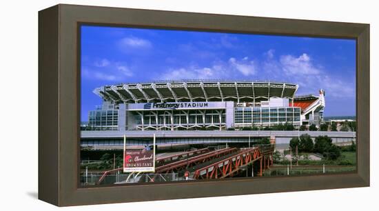 Football Stadium in a City, Firstenergy Stadium, Cleveland, Ohio, USA-null-Framed Premier Image Canvas