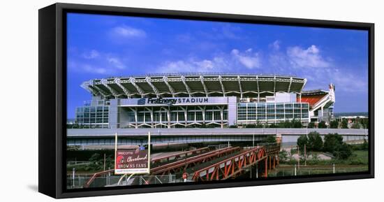 Football Stadium in a City, Firstenergy Stadium, Cleveland, Ohio, USA-null-Framed Premier Image Canvas