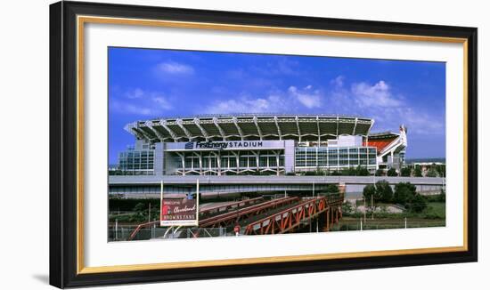 Football Stadium in a City, Firstenergy Stadium, Cleveland, Ohio, USA-null-Framed Photographic Print