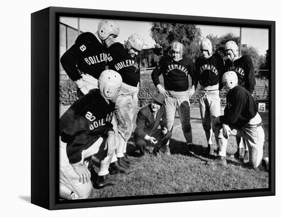 Football Team for the Boilermakers' Union-J^ R^ Eyerman-Framed Premier Image Canvas