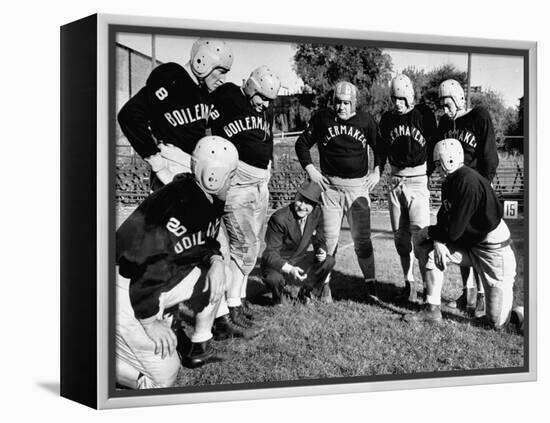 Football Team for the Boilermakers' Union-J^ R^ Eyerman-Framed Premier Image Canvas