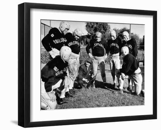 Football Team for the Boilermakers' Union-J^ R^ Eyerman-Framed Photographic Print