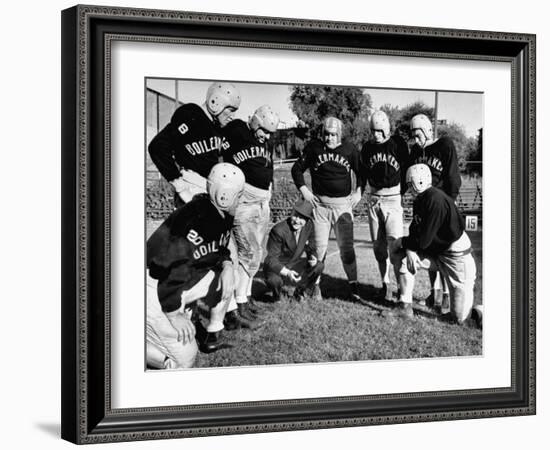 Football Team for the Boilermakers' Union-J^ R^ Eyerman-Framed Photographic Print