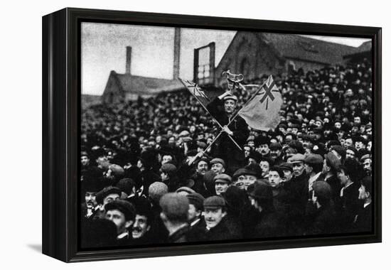Football: the Cup Tie Crowd at Derby, 1903-null-Framed Premier Image Canvas