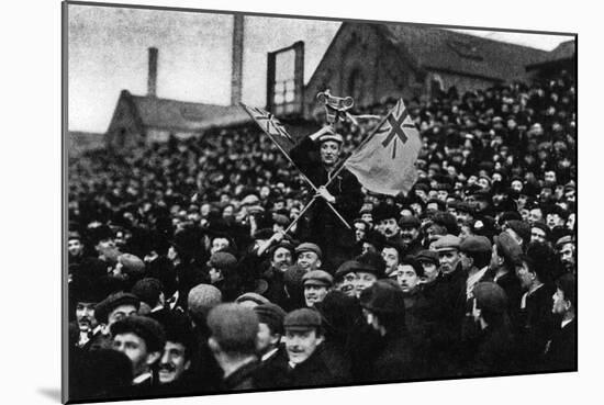 Football: the Cup Tie Crowd at Derby, 1903-null-Mounted Photographic Print