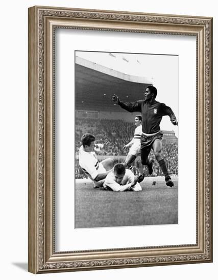 Football World Cup 1966 Portugal 3 Hungary 1. in Manchester-null-Framed Photographic Print