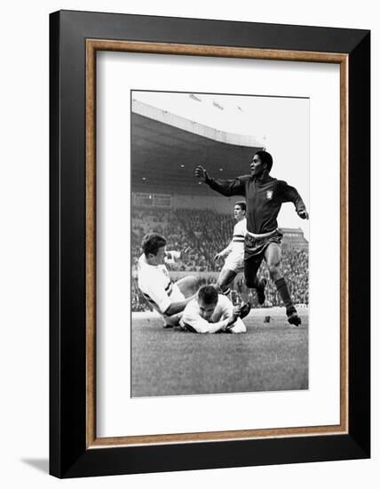 Football World Cup 1966 Portugal 3 Hungary 1. in Manchester-null-Framed Photographic Print