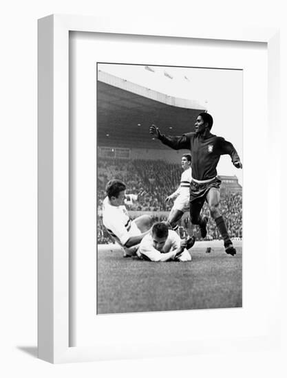 Football World Cup 1966 Portugal 3 Hungary 1. in Manchester-null-Framed Photographic Print