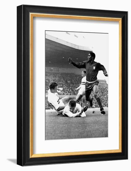 Football World Cup 1966 Portugal 3 Hungary 1. in Manchester-null-Framed Photographic Print