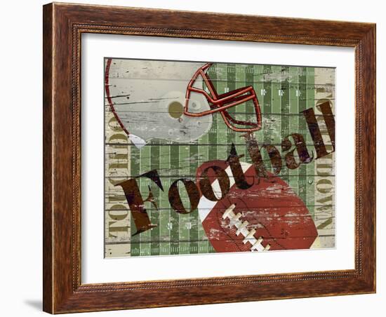 Football-Karen Williams-Framed Giclee Print