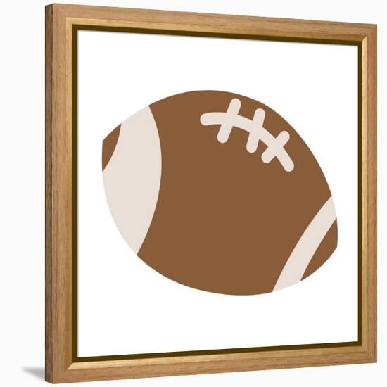 Football-Jace Grey-Framed Stretched Canvas