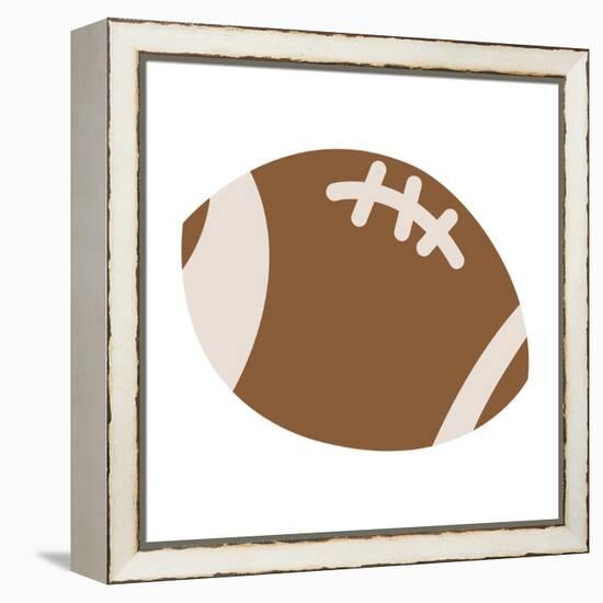 Football-Jace Grey-Framed Stretched Canvas