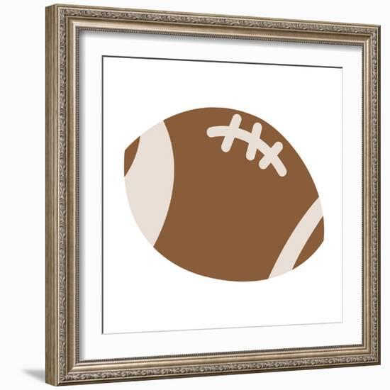 Football-Jace Grey-Framed Art Print