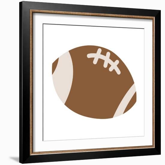 Football-Jace Grey-Framed Art Print