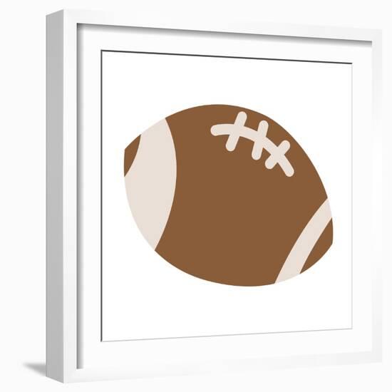 Football-Jace Grey-Framed Art Print