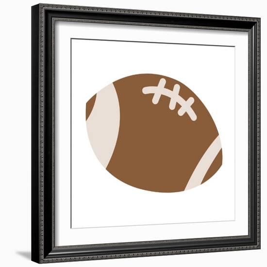 Football-Jace Grey-Framed Art Print