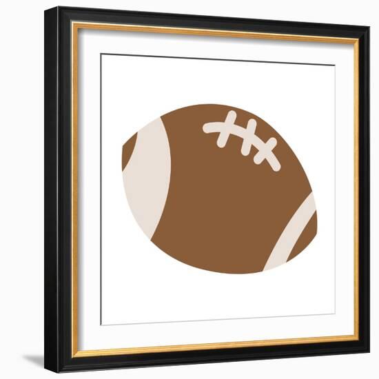 Football-Jace Grey-Framed Art Print
