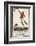 Footballer Leaps for the Ball on a Poster for a Norwegian Sports Calendar-null-Framed Photographic Print