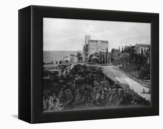 Footbridge Leading to American University of Beirut-null-Framed Premier Image Canvas