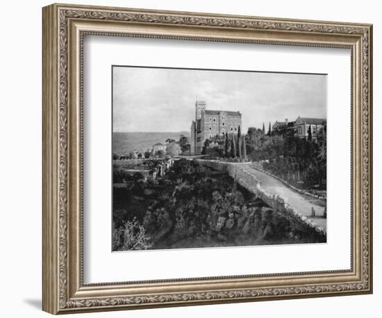 Footbridge Leading to American University of Beirut-null-Framed Photographic Print