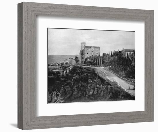 Footbridge Leading to American University of Beirut-null-Framed Photographic Print