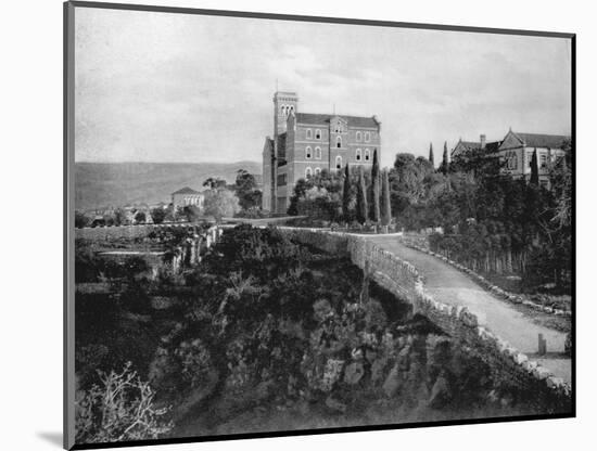 Footbridge Leading to American University of Beirut-null-Mounted Photographic Print