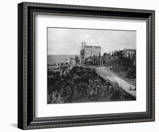 Footbridge Leading to American University of Beirut-null-Framed Photographic Print