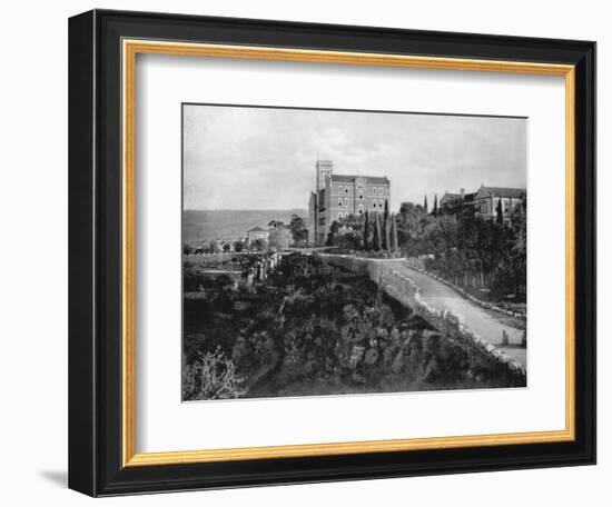 Footbridge Leading to American University of Beirut-null-Framed Photographic Print