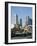 Footbridge Over the River Yarra and City Skyline, Melbourne, Victoria, Australia-Ken Gillham-Framed Photographic Print