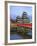 Footbridge spanning moat at Matsumoto Castle-Rudy Sulgan-Framed Photographic Print