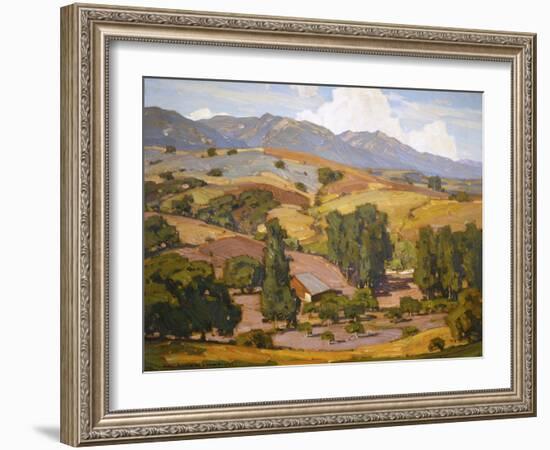 Foothill Ranch-William Wendt-Framed Art Print