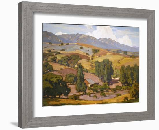 Foothill Ranch-William Wendt-Framed Art Print