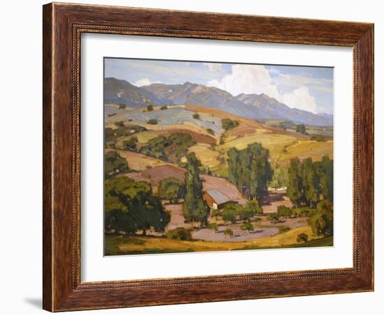 Foothill Ranch-William Wendt-Framed Art Print