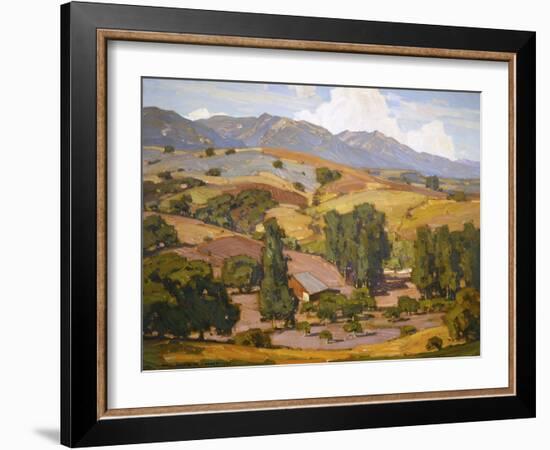 Foothill Ranch-William Wendt-Framed Art Print