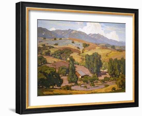 Foothill Ranch-William Wendt-Framed Art Print