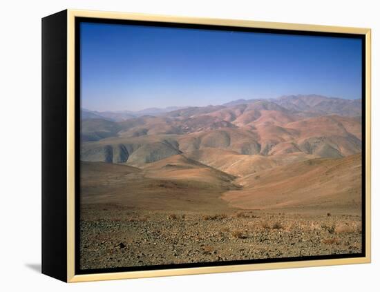 Foothills of the Andes, Atacama Desert, N.Chile-David Parker-Framed Premier Image Canvas