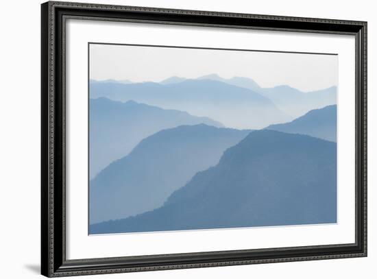 Foothills of the Himalayas in East Bhutan Take on an Ethereal Appearance in Early Morning Mist-Alex Treadway-Framed Photographic Print