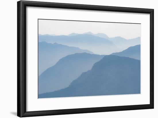 Foothills of the Himalayas in East Bhutan Take on an Ethereal Appearance in Early Morning Mist-Alex Treadway-Framed Photographic Print