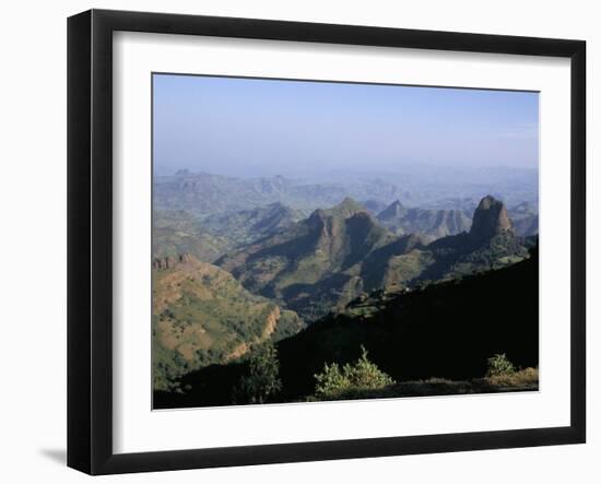 Foothills of the Mountain Range, Simien Mountains, Ethiopia, Africa-David Poole-Framed Photographic Print