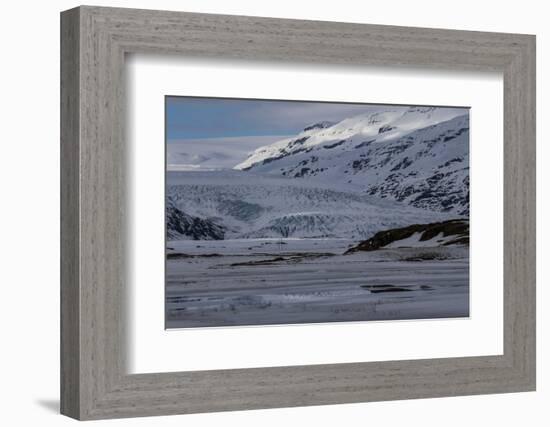 Foothills of Vatnajokullgletschers in Iceland-Niki Haselwanter-Framed Photographic Print