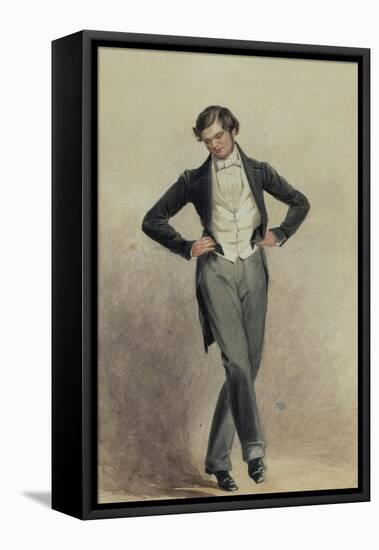 Footman-William Henry Hunt-Framed Premier Image Canvas