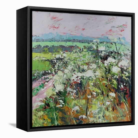 Footpath in Early summer-Sylvia Paul-Framed Premier Image Canvas