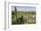 Footpath Sign and Stone Stile with Dry Stone Wall, Near Alstonefield, Peak District National Park-Eleanor Scriven-Framed Photographic Print