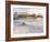 Footprints in the Sand at Sunset in the Dunes of Pensacola Beach, Florida.-forestpath-Framed Photographic Print